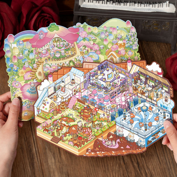 Liels izmērs! Jauna 4.0 lielu, augstas grūtības pakāpes mikro ainu kolekcija. Šī pašu darinātā rotaļu meitene.