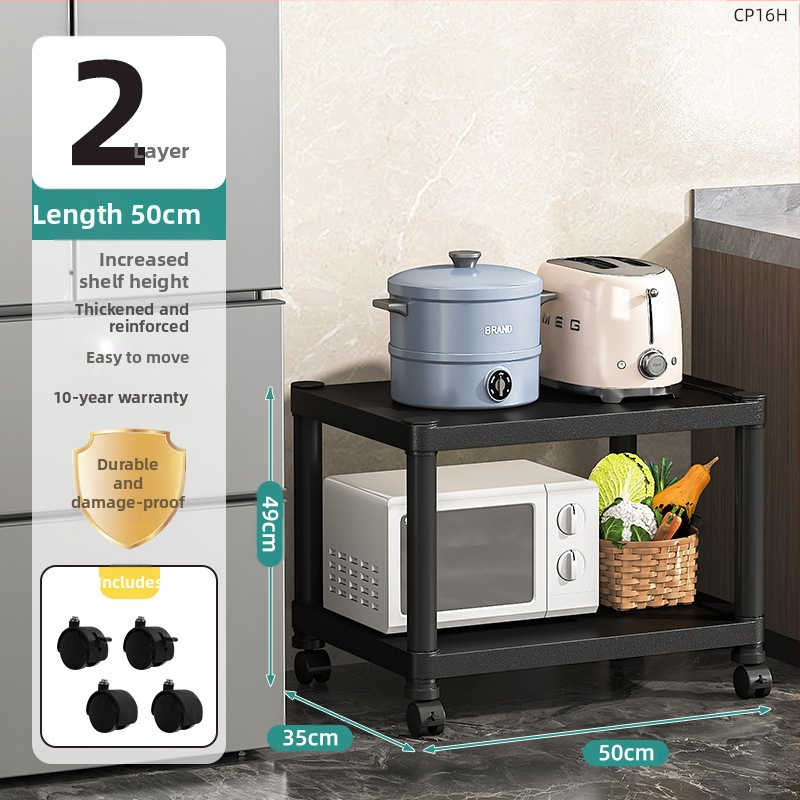 Köögivahe hoiuriiul põrandale, mitmekihiline, mitmeotstarbeline poti hoiuriiul mikrolaineahju majapidamise hoiuriiul plastist