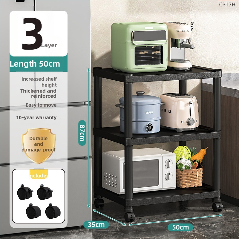 Köögivahe hoiuriiul põrandale, mitmekihiline, mitmeotstarbeline poti hoiuriiul mikrolaineahju majapidamise hoiuriiul plastist