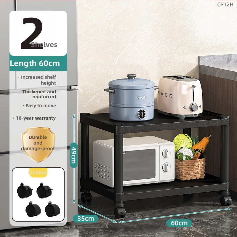 Köögivahe hoiuriiul põrandale, mitmekihiline, mitmeotstarbeline poti hoiuriiul mikrolaineahju majapidamise hoiuriiul plastist