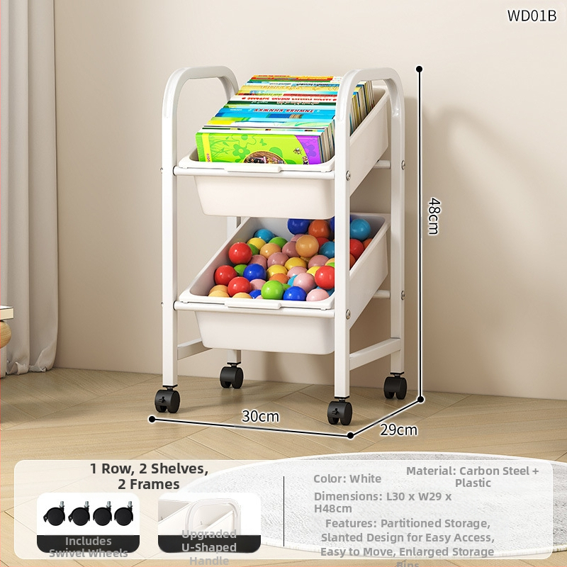 Laste mänguasjade hoiuriiul Mitmekihiline teisaldatav hoiuriiul Raamaturiiul Põranda elutuba Lasteaia hoiukapp Viimistlusriiul