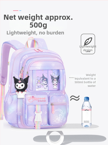 Külmiku uksega avatav koolikott esimese klassi tüdrukutele, veekindel katuseharjakaitse algkooliõpilastele (3-6-aastased tüdrukud) koormuse vähendamiseks