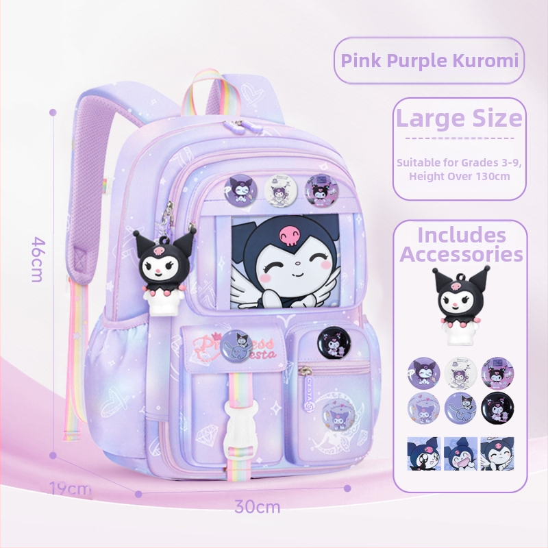 Külmiku uksega avatav koolikott esimese klassi tüdrukutele, veekindel katuseharjakaitse algkooliõpilastele (3-6-aastased tüdrukud) koormuse vähendamiseks