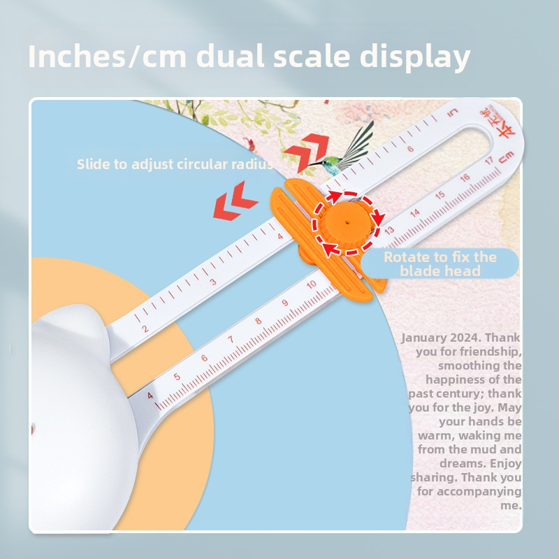 Кръгъл нож, кръгъл нож за хартия, триизмерен четири-в-едно нож за хартия, рязане на хартия, сгъване на хартия, ръчна сметка, кръгъл нож, нож за хартия, перфоратор