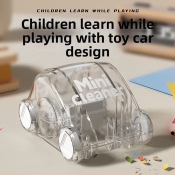 Mini stalinis valymo automobilis, linksmi mokinių raštinės reikmenys, pieštukų trintukas, dulkių surinkėjas, dekompresinis žaislinis automobilis, rankinis modelis