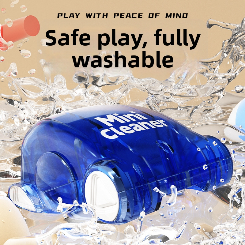 Мини количка за почистване на настолни компютри, забавни ученически канцеларски материали, гумичка за молив, прахоуловител, играчка-количка за декомпресия, ръчен модел