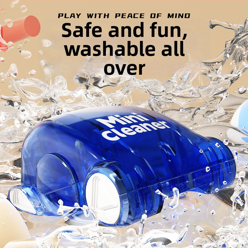 Мини количка за почистване на настолни компютри, забавни ученически канцеларски материали, гумичка за молив, прахоуловител, играчка-количка за декомпресия, ръчен модел