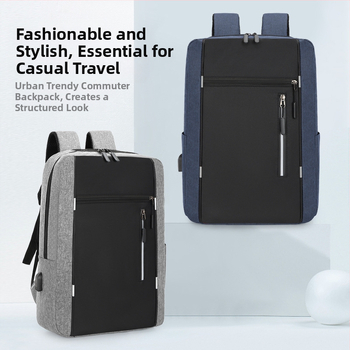 Külkereskedelmi hátizsák, multifunkcionális férfi iskolatáska, hátizsák, háromrészes szett, nagy kapacitású üzleti számítógépes hátizsák