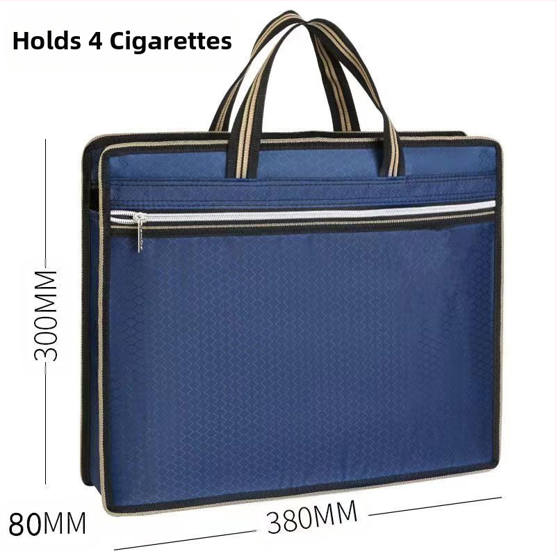 Търговия на едро преносимо куфарче за конференции от плат Оксфорд с цип, чанта за съхранение на данни, чанта за файлове с печатно лого