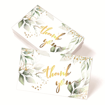 Tänukaart 50/pakk tänukaart kingitus pühade õnnitluskaart pulma äripeokutsekaart