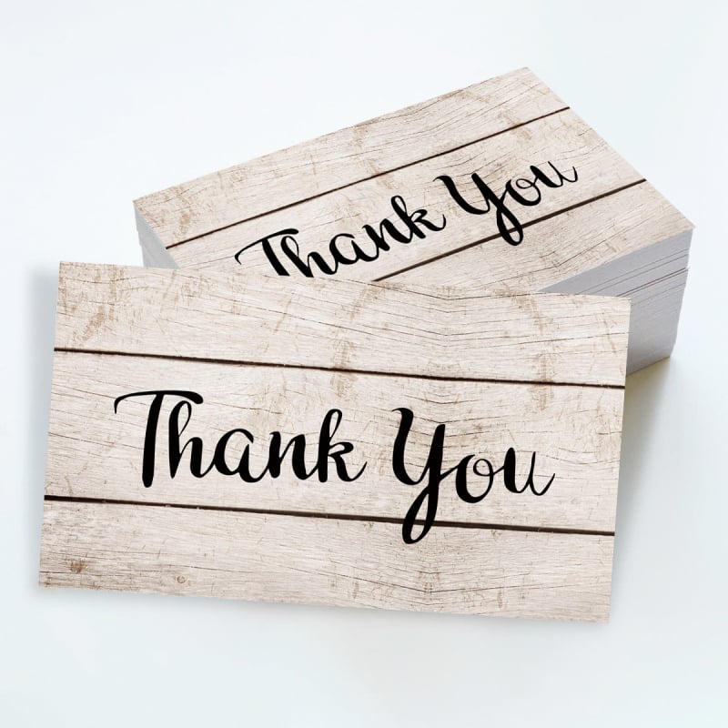 Tänukaart 50/pakk tänukaart kingitus pühade õnnitluskaart pulma äripeokutsekaart