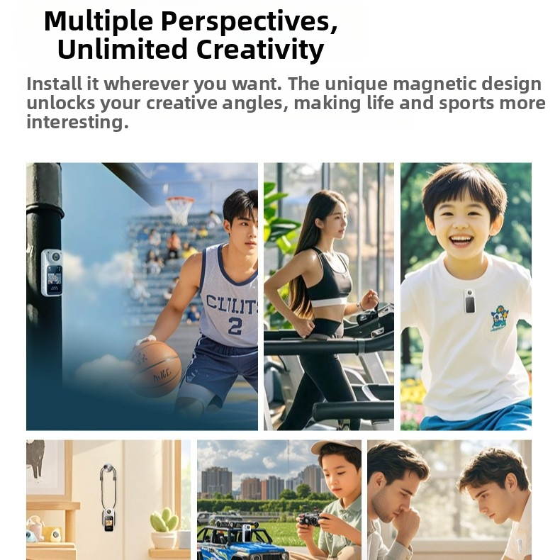 2.7K с WIFI поддръжка, мобилно приложение, възпроизвеждане в реално време, окачена камера за врата, DV спортна камера за открито S70