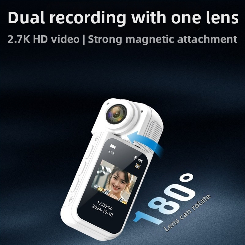 2.7K WIFI-toega mobiiltelefonirakendusega reaalajas taasesitusvaade rippuva kaelakaamera DV välistingimustes kasutatava spordikaamera S70