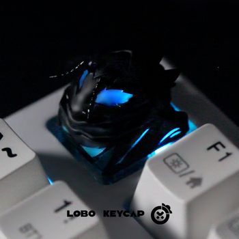 Täiendasin poolläbipaistvat klahvikatet Alone, Shadow Legioni isikupärastatud vaigust mehaanilist klaviatuuri ühe kahemõõtmelise Esc-klahviga