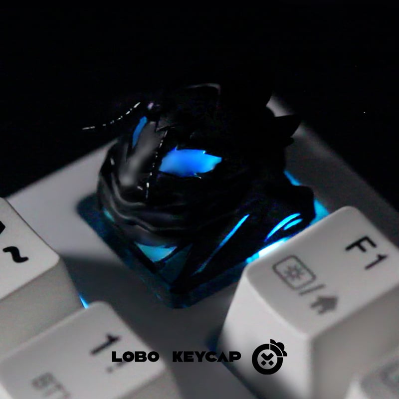 Täiendasin poolläbipaistvat klahvikatet Alone, Shadow Legioni isikupärastatud vaigust mehaanilist klaviatuuri ühe kahemõõtmelise Esc-klahviga