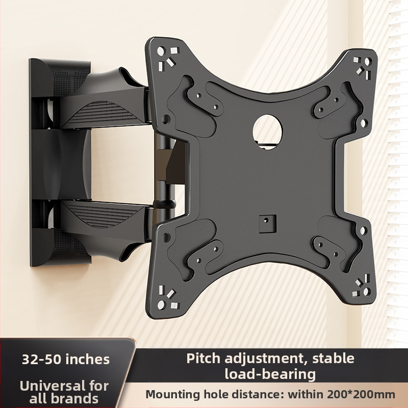 Suport de perete retractabil rotativ pentru monitor LCD, agățat, raft universal de perete, pentru calculator, raft de perete suspendat