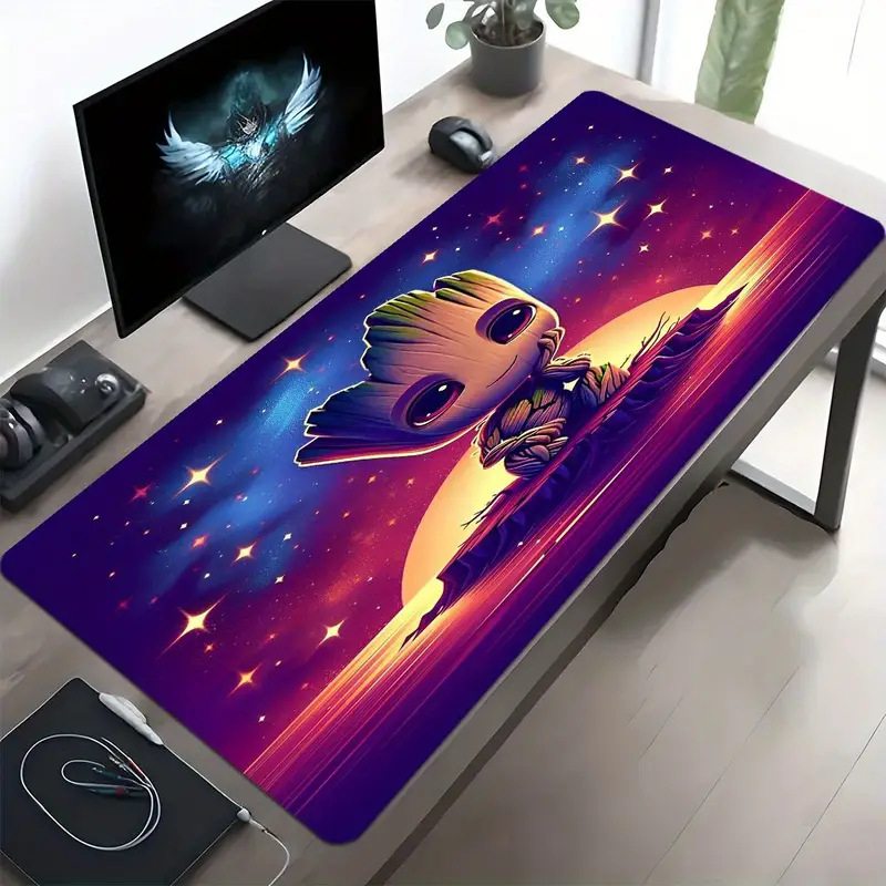 Temu populaarseim koomiksianimatsiooni Groot Star Warsi diatomimuda hiirematt – vettimav, mustust ja kulumiskindel lauamatt