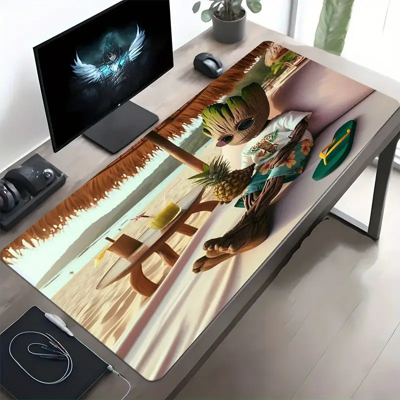 Temu populaarseim koomiksianimatsiooni Groot Star Warsi diatomimuda hiirematt – vettimav, mustust ja kulumiskindel lauamatt