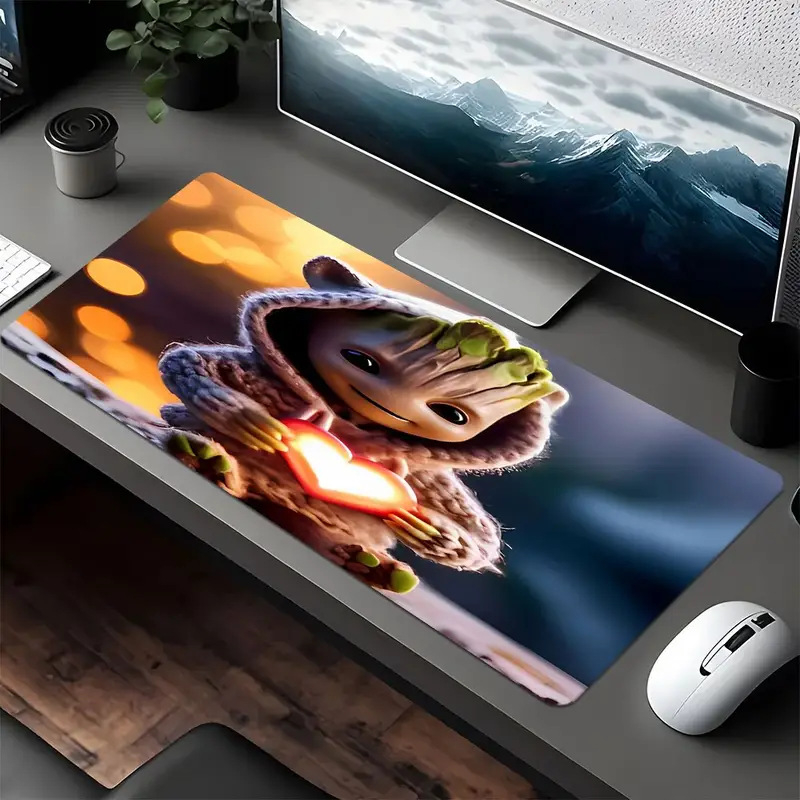 Temu populaarseim koomiksianimatsiooni Groot Star Warsi diatomimuda hiirematt – vettimav, mustust ja kulumiskindel lauamatt