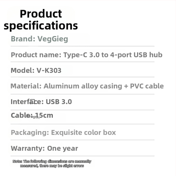 Weige USB3.0 elosztó dokkoló állomás laptop mobiltelefon U lemez bővítő dokkoló typec HUB HUB