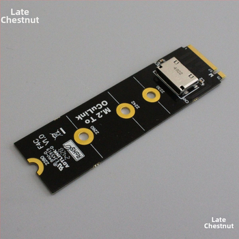 „Adt-F9G Oculink“ išorinės vaizdo plokštės prijungimo stotelė su ATX laikikliu, Pcie4.0X4 Sff8611 8612