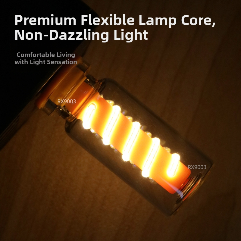 RX9003 Прозрачна сензорна USB нощна лампа за легло, лампа за спане, ръчна многоцветна LED атмосферна светлина, ритъм