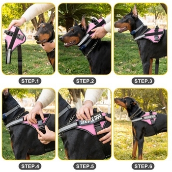 Γιλέκο με λουρί για σκύλους μεσαίου και μεγάλου μεγέθους, κατάλληλο για Border Collie, Golden Retriever, French Bulldog, αντιολισθητικό, ανακλαστικό για νυχτερινό περπάτημα