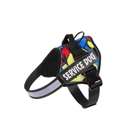 Hám kutyapóráz mellény stílusú közepes és nagy kutyáknak, border collie-knak, golden retrievereknek, francia bulldogoknak, húzásgátló, fényvisszaverő éjszakai sétákhoz