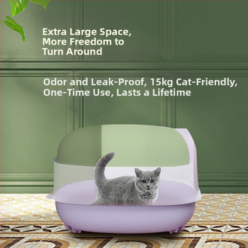Αυτόματο καθάρισμα δοχείου άμμου γάτας, αποσμητικό δοχείου άμμου γάτας, πλήρως κλειστό, έξυπνο δοχείο τουαλέτας γάτας, δοχείο άμμου γάτας με αντιπυρετικό