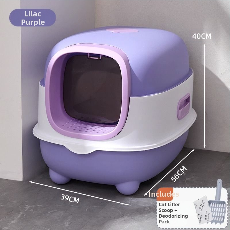 Automaatselt puhastatav kassiliivkast kassiliivakasti deodorant täielikult suletud nutikas kassi tualett kassiliivakast pritsmekindel kassiliivkast