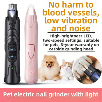 Koera küüneveski elektriline lemmikloomade küüneveski laadiv kassi küünelõikur kuldse karvaga küüneveski vaigistatav