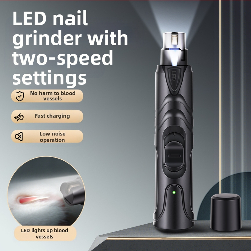 Koera küüneveski elektriline lemmikloomade küüneveski laadiv kassi küünelõikur kuldse karvaga küüneveski vaigistatav