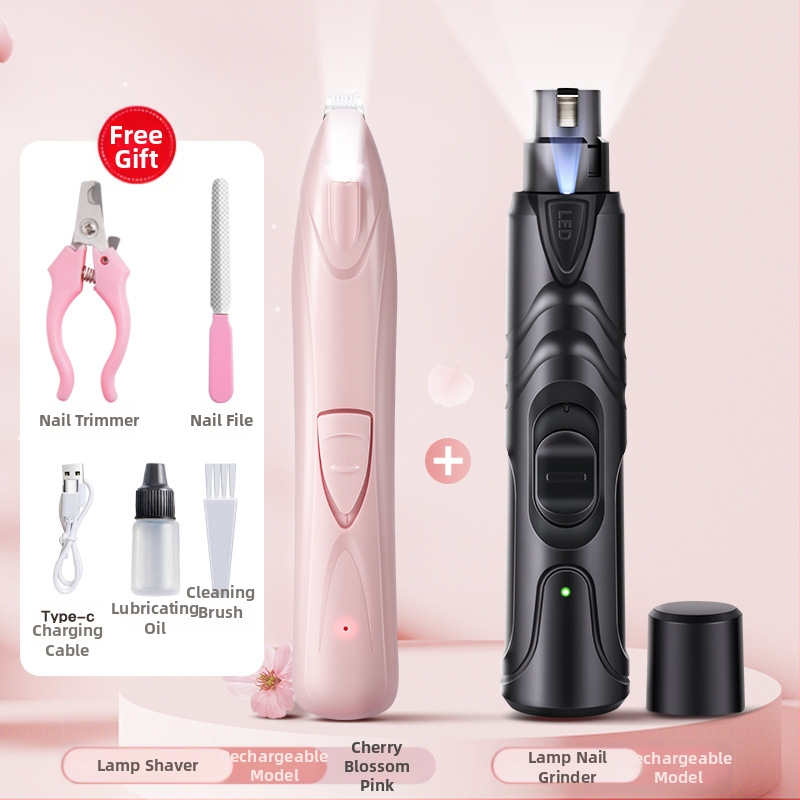 Koera küüneveski elektriline lemmikloomade küüneveski laadiv kassi küünelõikur kuldse karvaga küüneveski vaigistatav