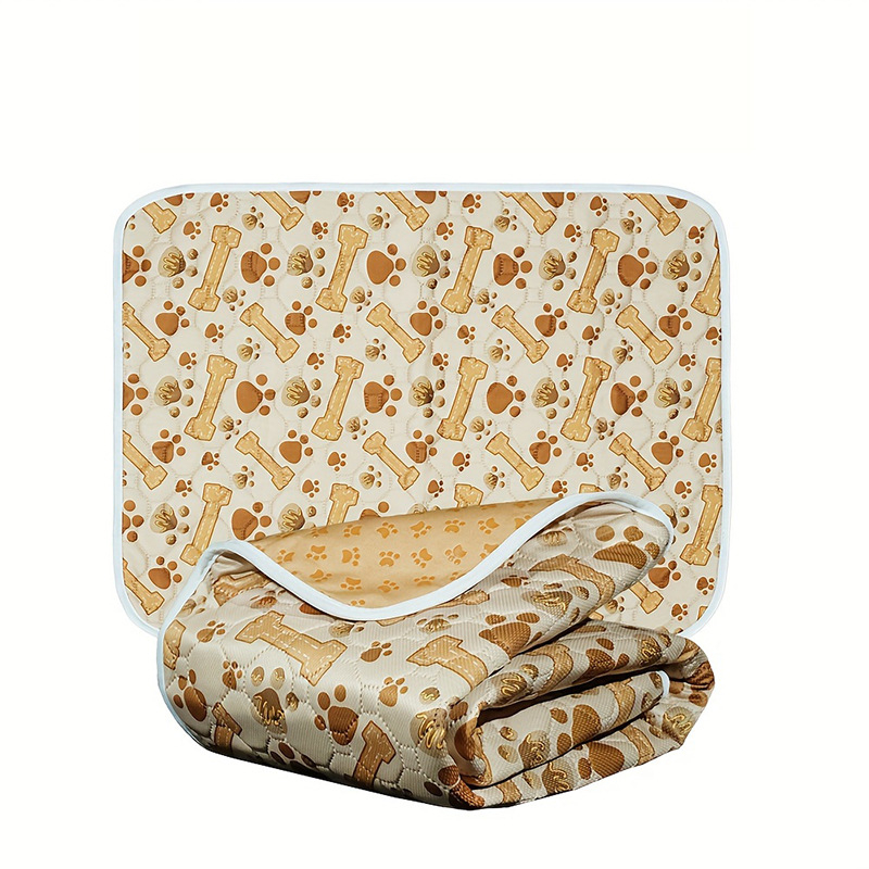 Трансгранична, переща се подложка за урина за домашни любимци, переща се и многократна употреба, четирислойна, водоустойчива подложка за обучение на инконтиненция за пътуване и кучета
