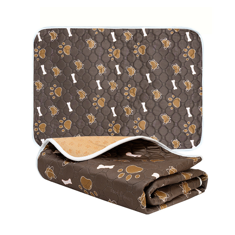 Трансгранична, переща се подложка за урина за домашни любимци, переща се и многократна употреба, четирислойна, водоустойчива подложка за обучение на инконтиненция за пътуване и кучета