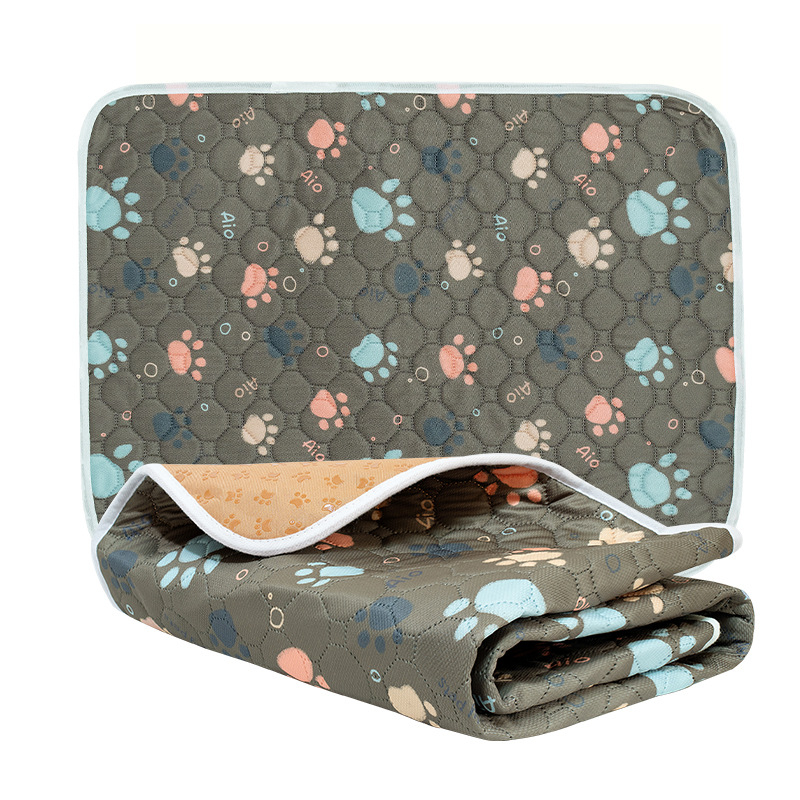 Трансгранична, переща се подложка за урина за домашни любимци, переща се и многократна употреба, четирислойна, водоустойчива подложка за обучение на инконтиненция за пътуване и кучета