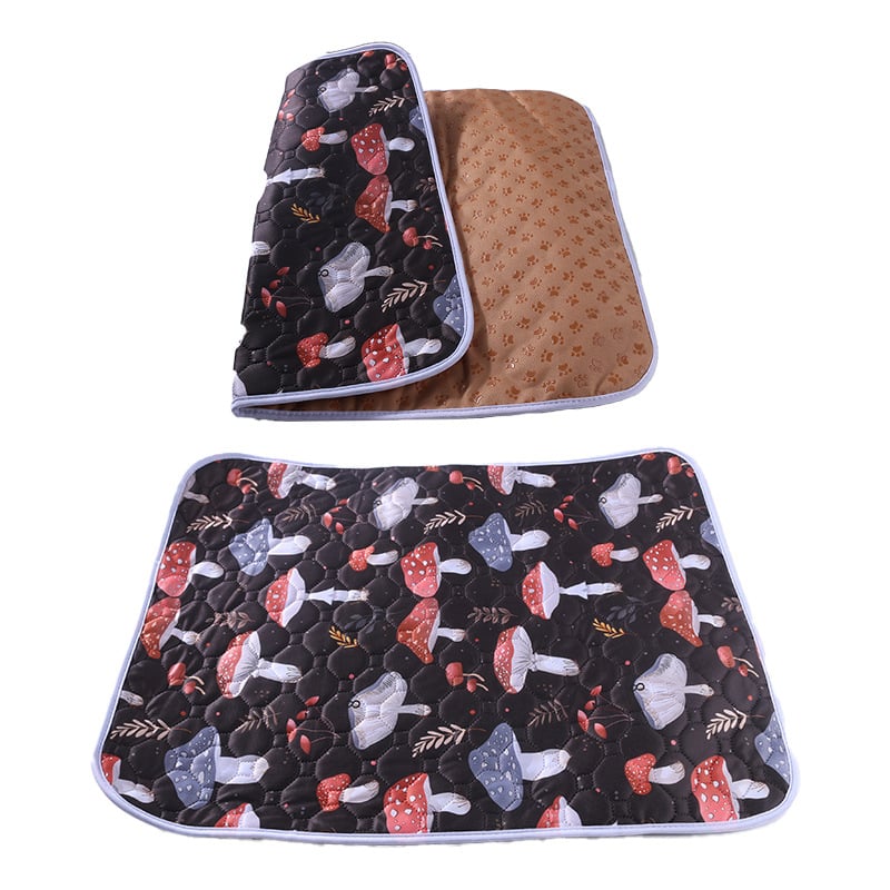 Трансгранична, переща се подложка за урина за домашни любимци, переща се и многократна употреба, четирислойна, водоустойчива подложка за обучение на инконтиненция за пътуване и кучета