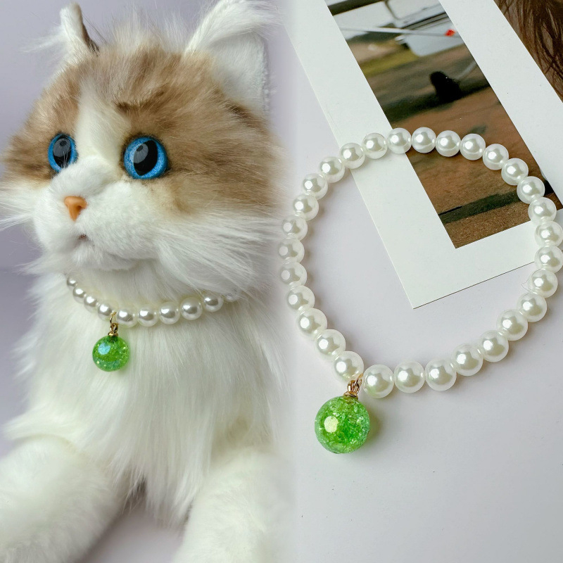 Internetikuulsuste kassikaelarihm, luksuslik armas ja nägus fotokaunistus, koerte pärlkaelakee hulgimüügist otsemüük