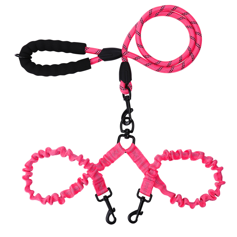 Határokon átnyúló, nagy eladó, visszahúzható kutyasétáltató kötél, egy húzós, két húzókötél, többszínű, fényvisszaverő, közepes és nagy méretű, kétfejű kutyasétáltató kötélruha
