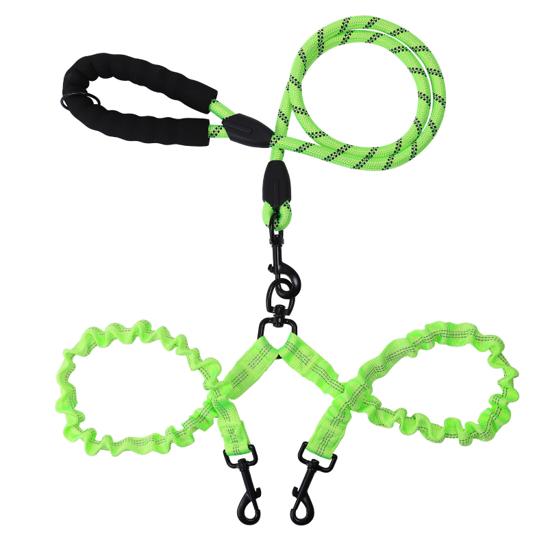 Határokon átnyúló, nagy eladó, visszahúzható kutyasétáltató kötél, egy húzós, két húzókötél, többszínű, fényvisszaverő, közepes és nagy méretű, kétfejű kutyasétáltató kötélruha