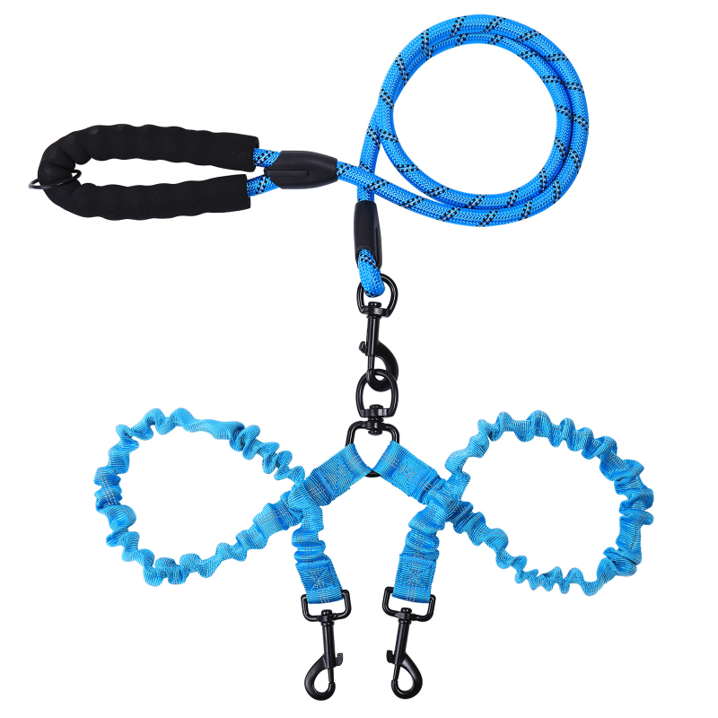 Határokon átnyúló, nagy eladó, visszahúzható kutyasétáltató kötél, egy húzós, két húzókötél, többszínű, fényvisszaverő, közepes és nagy méretű, kétfejű kutyasétáltató kötélruha