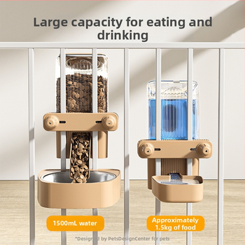 Αυτόματη ταΐστρα για γάτες, σκύλοι, αυτοεξυπηρέτηση, χονδρική, μπολ για γάτες, μπολ με αντικραδασμική κρέμαση, προμήθειες κατοικίδιων ζώων