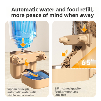 Αυτόματη ταΐστρα για γάτες, σκύλοι, αυτοεξυπηρέτηση, χονδρική, μπολ για γάτες, μπολ με αντικραδασμική κρέμαση, προμήθειες κατοικίδιων ζώων