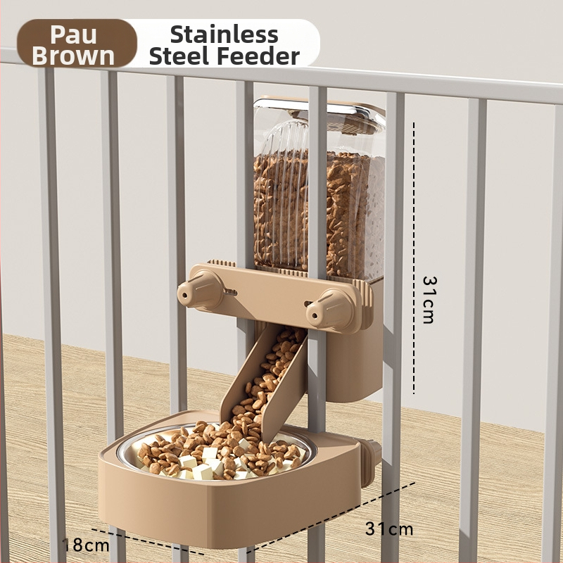 Automaatne kassisöötja koertele iseteeninduslik söötmismasin hulgimüügis kassikauss, kauss, kauss, koputusvastane rippuv lemmikloomatarvete komplekt