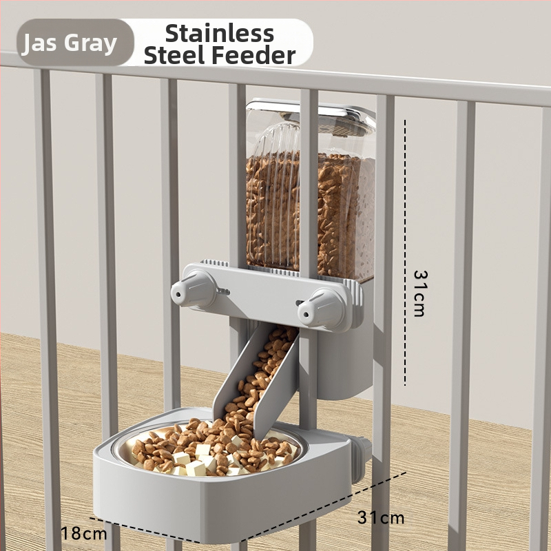 Automaatne kassisöötja koertele iseteeninduslik söötmismasin hulgimüügis kassikauss, kauss, kauss, koputusvastane rippuv lemmikloomatarvete komplekt