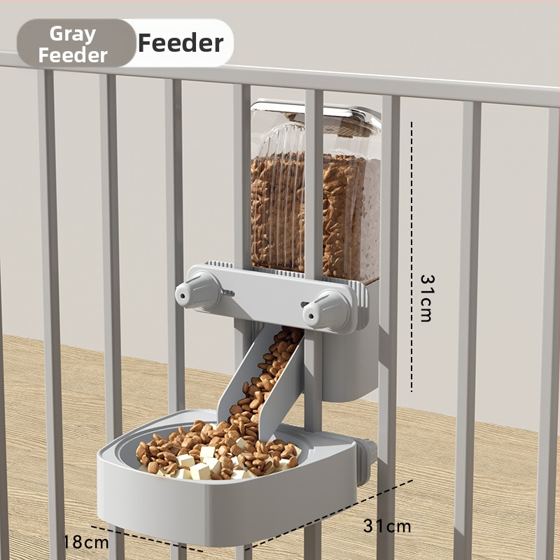 Automaatne kassisöötja koertele iseteeninduslik söötmismasin hulgimüügis kassikauss, kauss, kauss, koputusvastane rippuv lemmikloomatarvete komplekt