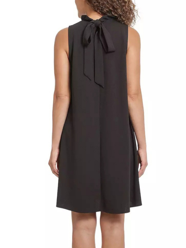 2025. aasta uus must vabaaja kleit stereolilledega Euroopa ja Ameerika stiilis õhuke ekstra suur suurus