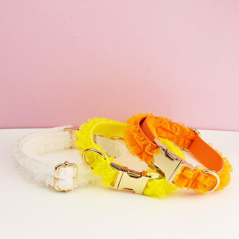 Csipkesorozatú kutyanyakörv, kisállat-kellékek, kutyanyakörv, kisállat-nyakörv, határokon átnyúló, új, egyrészes, cseppszállítással