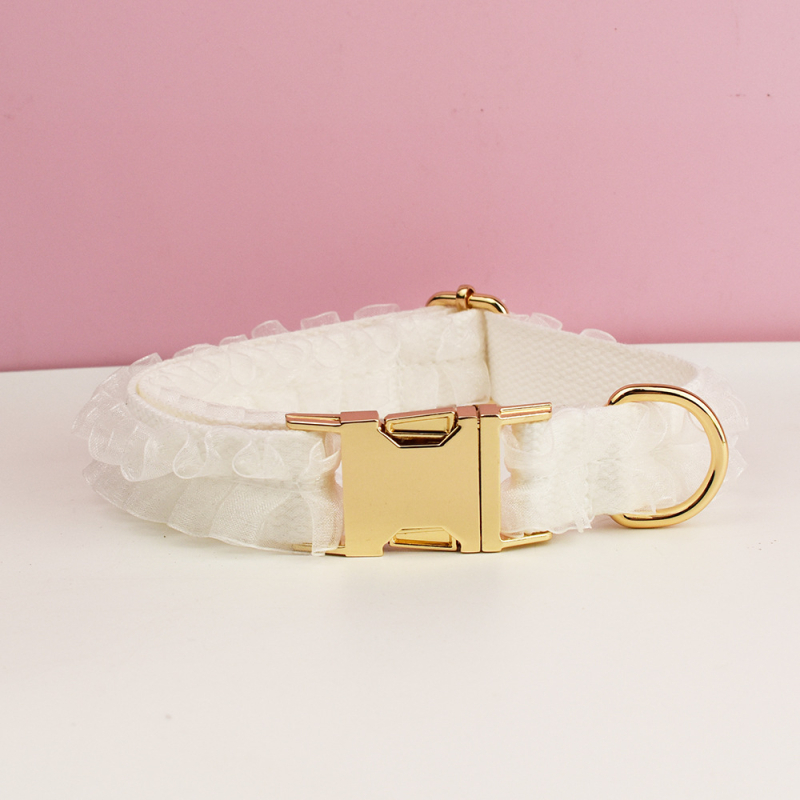 Csipkesorozatú kutyanyakörv, kisállat-kellékek, kutyanyakörv, kisállat-nyakörv, határokon átnyúló, új, egyrészes, cseppszállítással