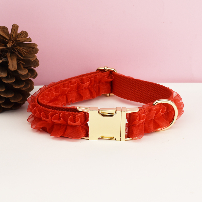 Csipkesorozatú kutyanyakörv, kisállat-kellékek, kutyanyakörv, kisállat-nyakörv, határokon átnyúló, új, egyrészes, cseppszállítással